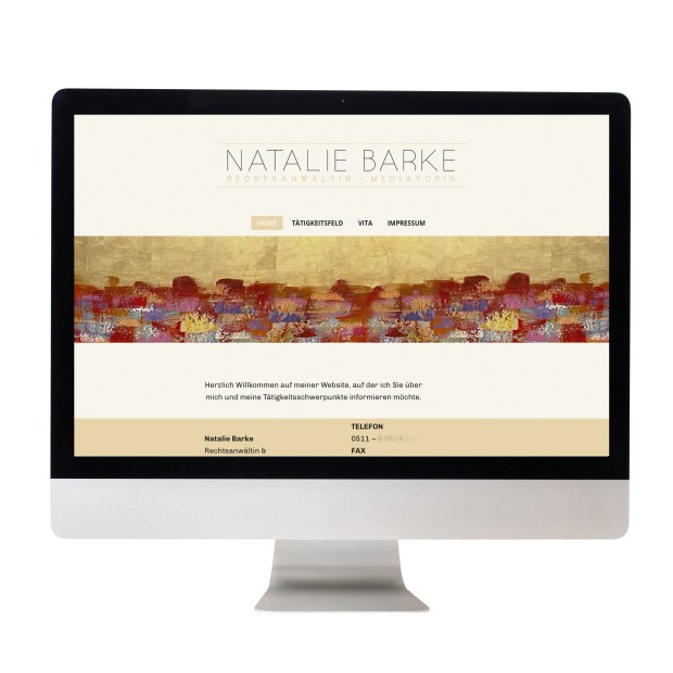 NOWHITE.DESIGN Laura Schlinker Homepage Design